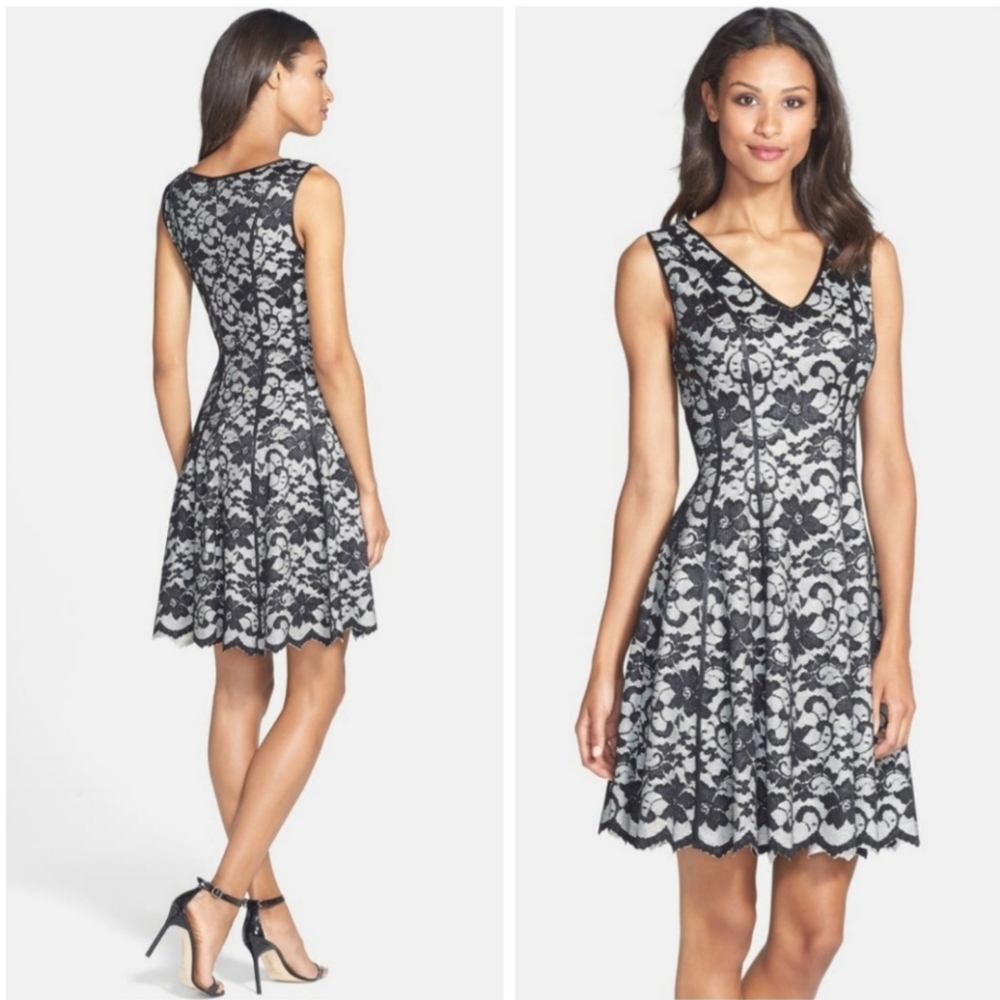 Betsey Johnson Lace Fit and Flare Dress